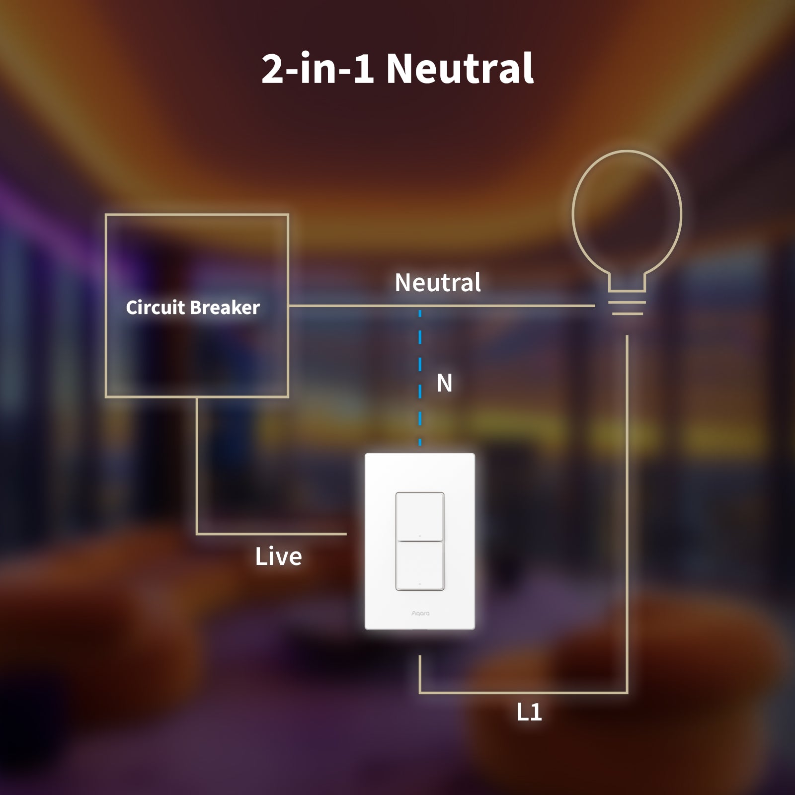 Aqara Smart Wall Switch H2 (Vertical)