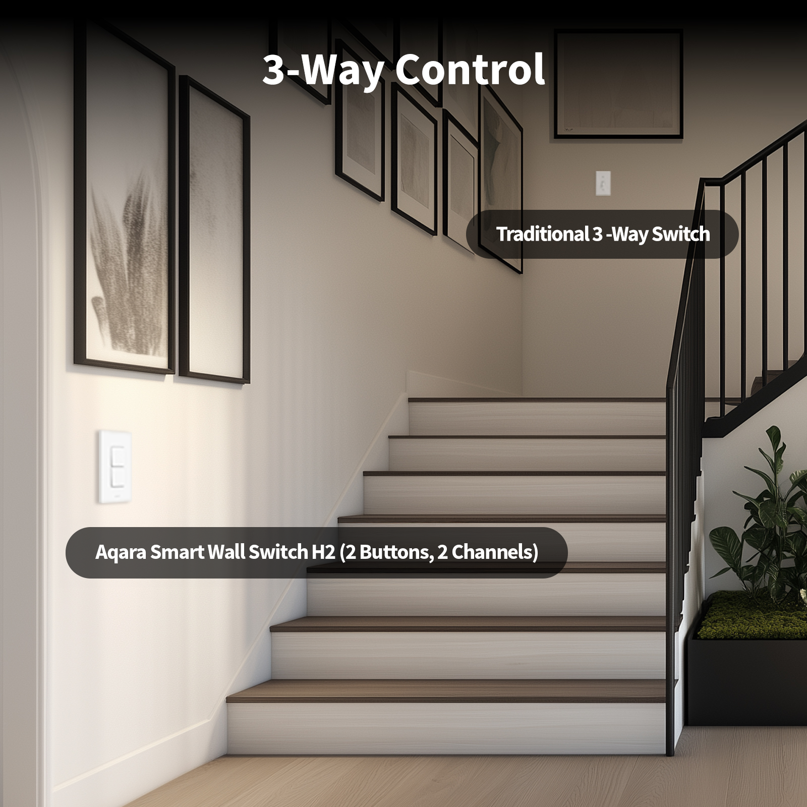 Aqara Smart Wall Switch H2 (Vertical)