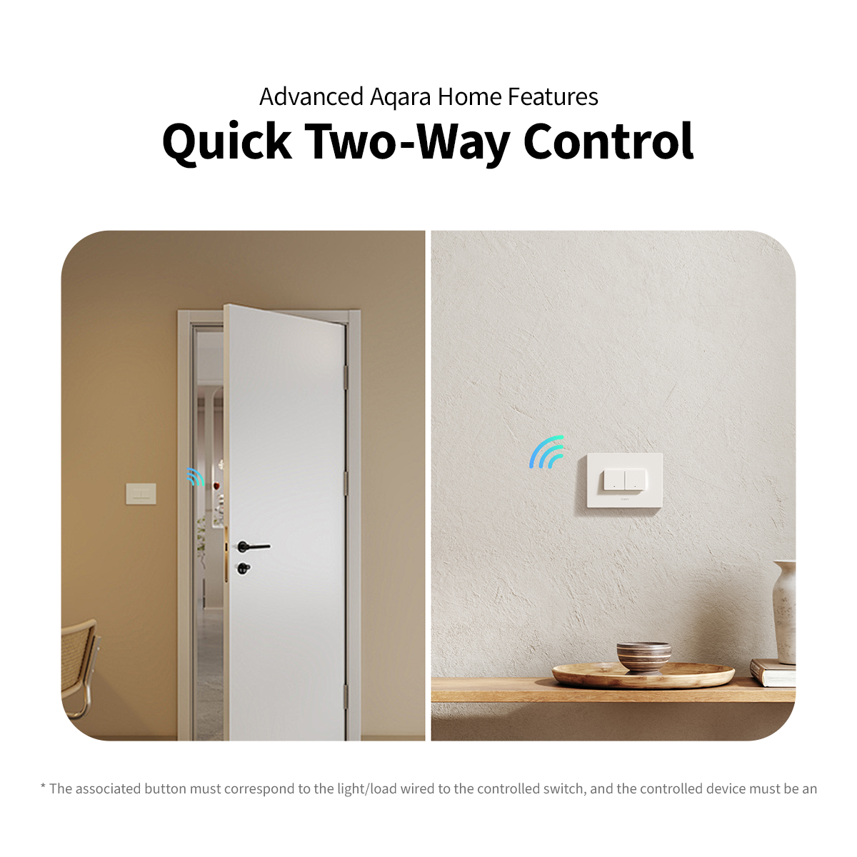 Aqara Smart Wall Switch H2 (Horizontal)
