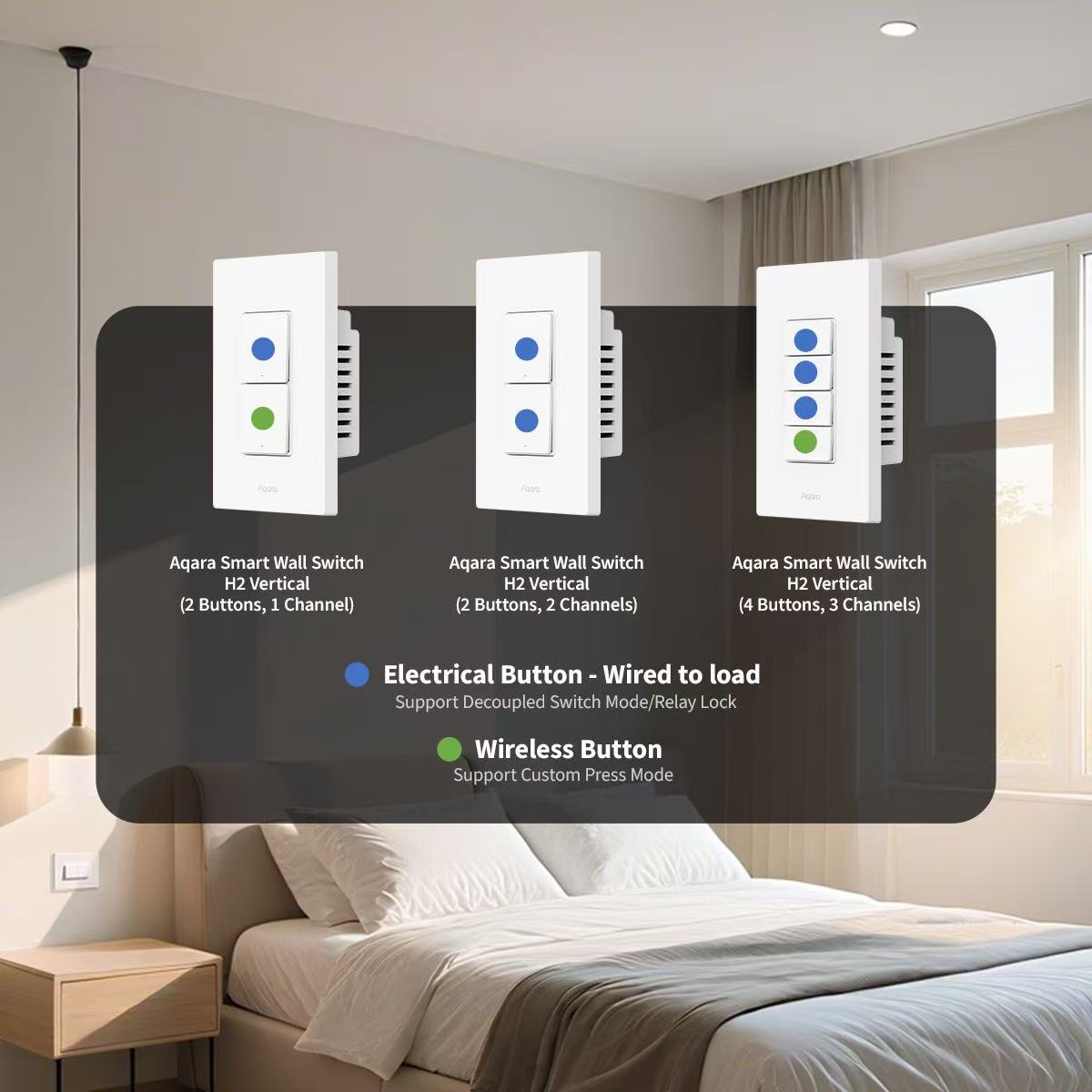 Aqara Smart Wall Switch H2 (Vertical)