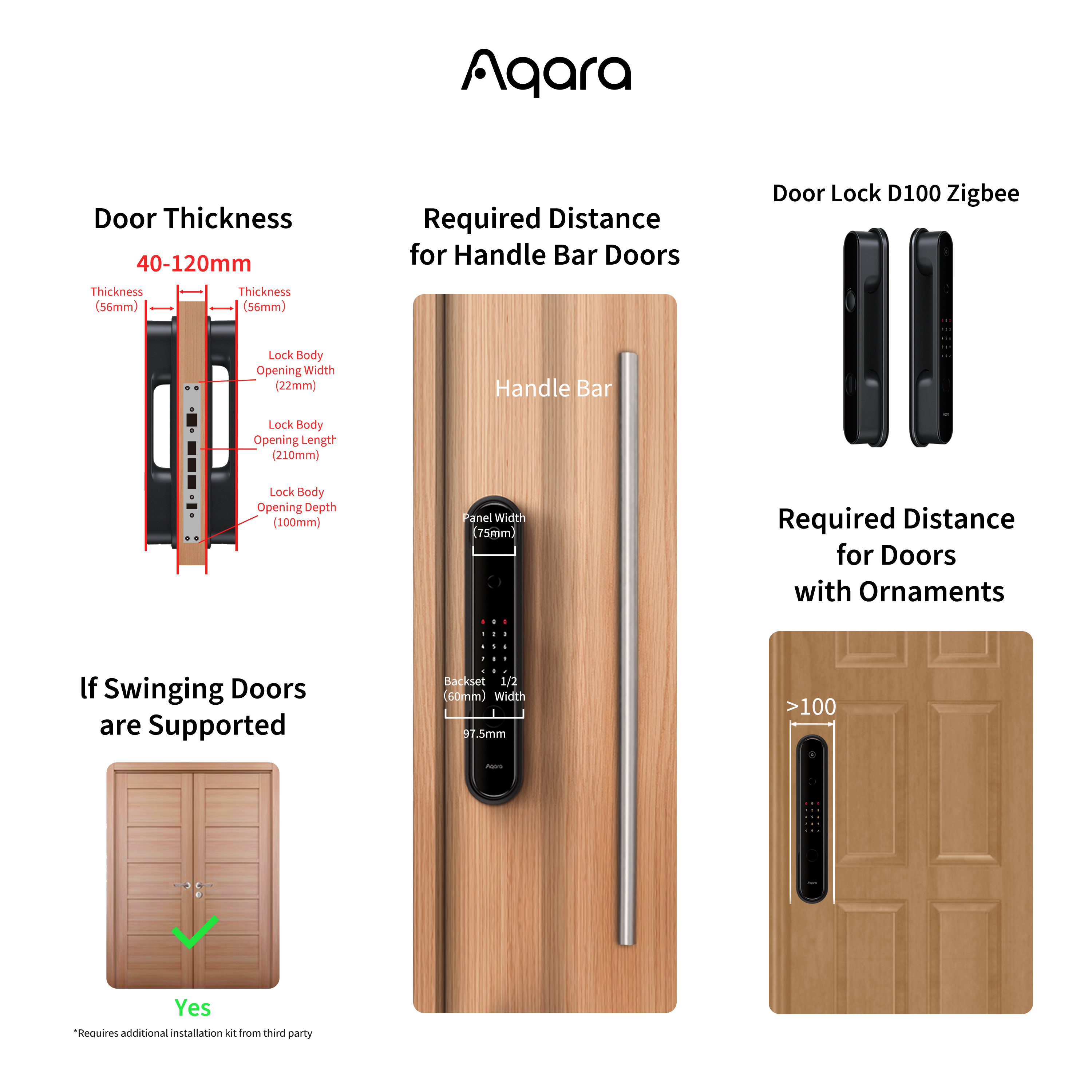 Aqara Smart Door Lock D100